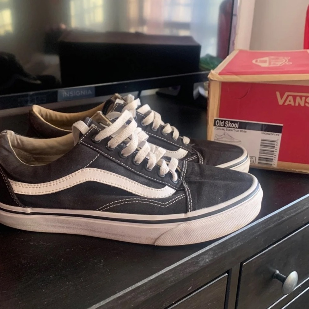 Black and White Old Skool vans
